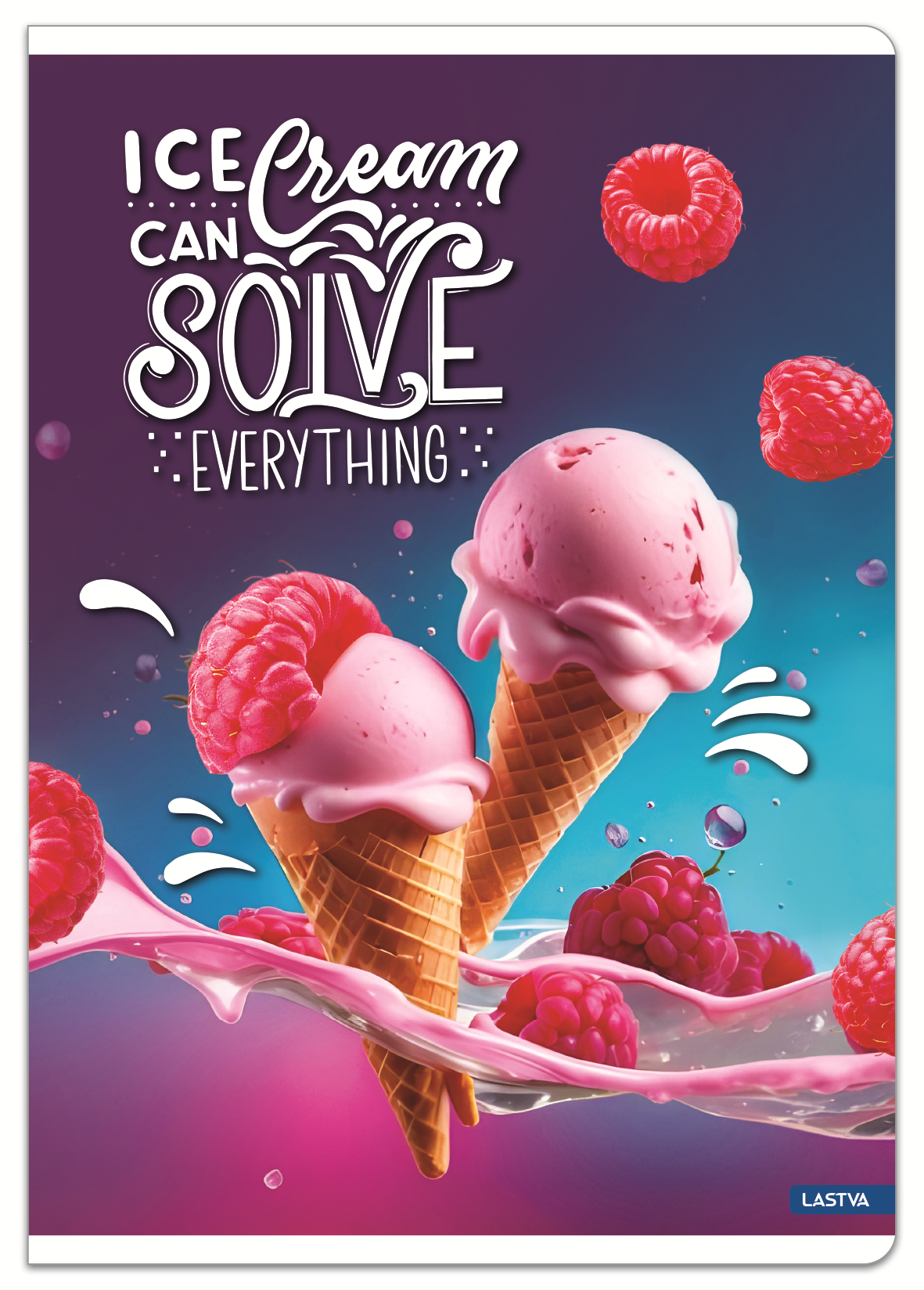 SVESKA A5 KARO ICE CREAM (više dezena) - Knjižara Riznica Beograd